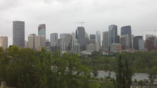 Die Skyline von Calgary
