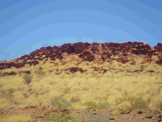 Die Erde ist so rot das so eisenhältig
