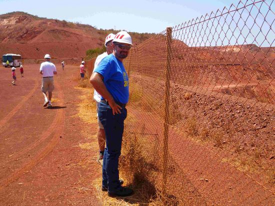 Auch Arno ist richtig adjustiert