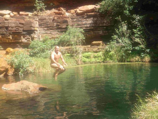 Arno voll in seinem Element