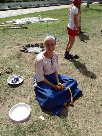 Die typische Kleidung dieser Zeit