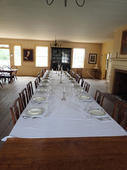 Die Tafel in der Gaststätte