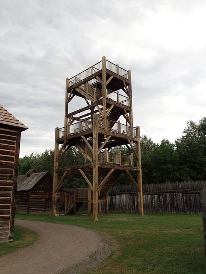 Natürlich darf der Aussichtsturm in einem Fort nicht fehlen