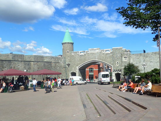 Ein Teil der Stadtmauer