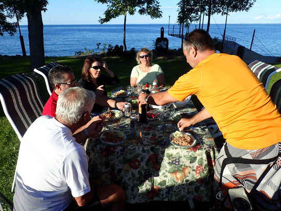 Ein gemütliches Abendessen