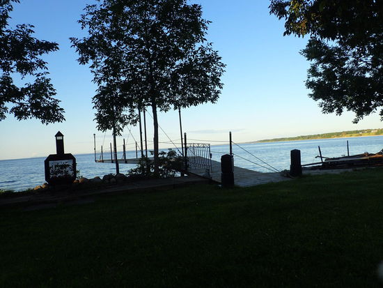 Die Sonne beginnt unter zu gehen