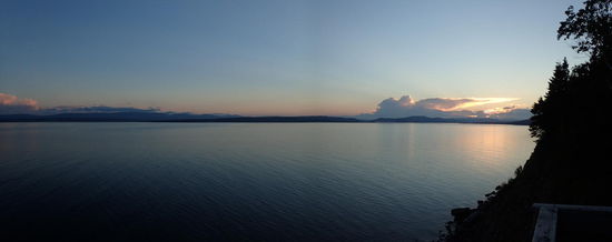 Und dann auch noch dieser Sonnenuntergang