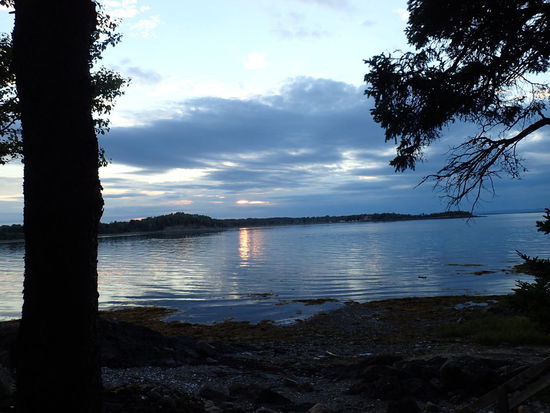 Sonnenuntergang am Benjamin River