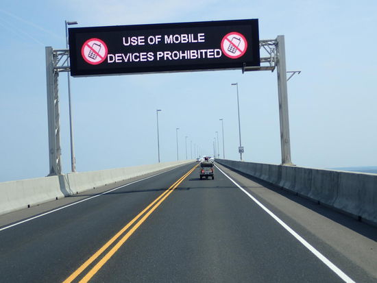 Die Konföderationsbrücke nach Prince Edward Island