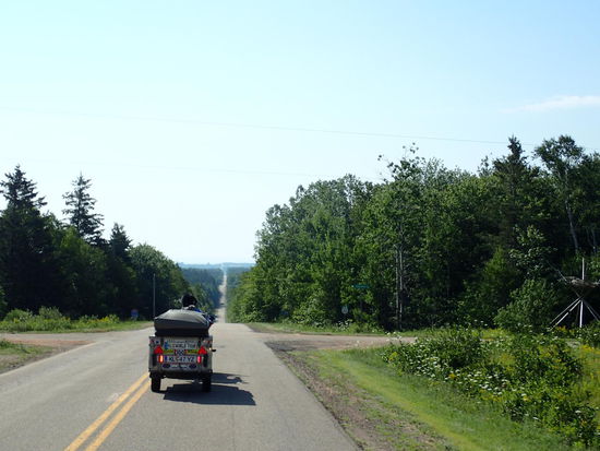 Auf dem Weg zur Fähre