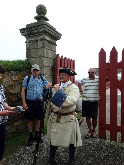 Instruktionen am Eingang