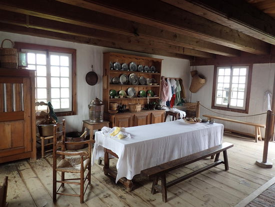 Eine Küche in frühen Tagen