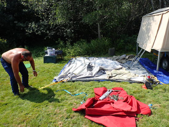 Der Aufbau kann beginnen