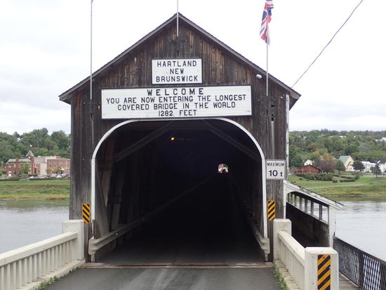 Die längste überdachte Brücke der Welt