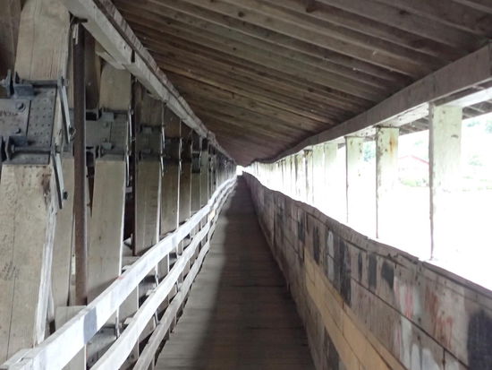 Spaziergang über die Brücke