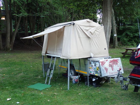 Unsere letzte Campingnacht auf dieser Reise