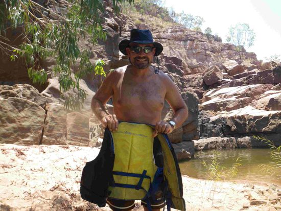 Passt ihm doch gut der Sonnenhut!!!