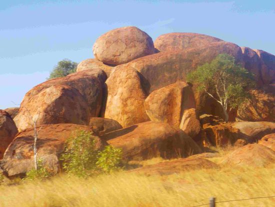 Der Sonnenuntergang beginnt langsam