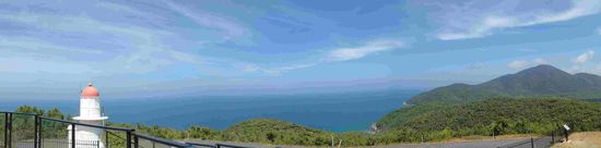 Blick auf den Südpazifischen Ozean