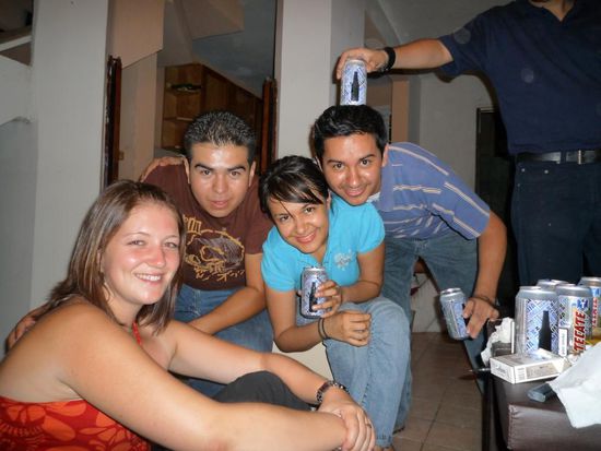 Andrea, Cäsar, Vicky und Luis