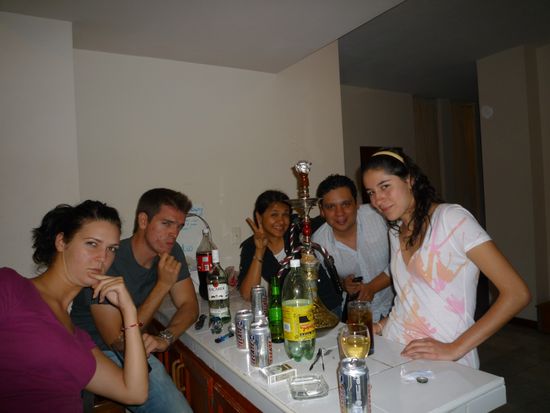 Party-Team Freitagabend (außer Fotograf Andrea fehlt)