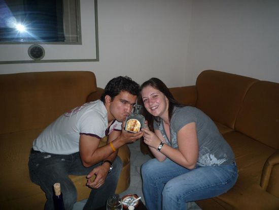 Geschenk von Vicky... eine Flasche Tequila...