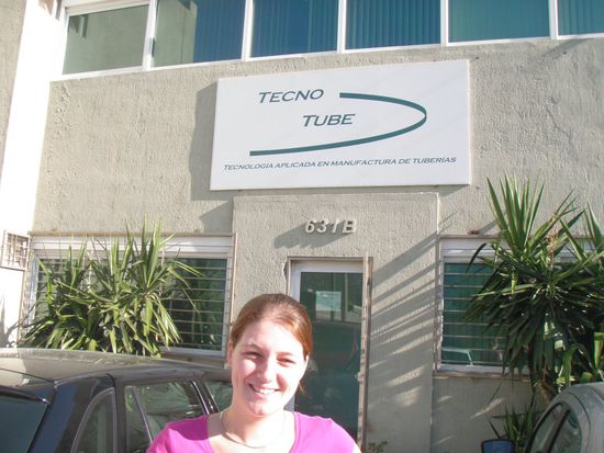 Tecno Tube - hier arbeitet Andrea