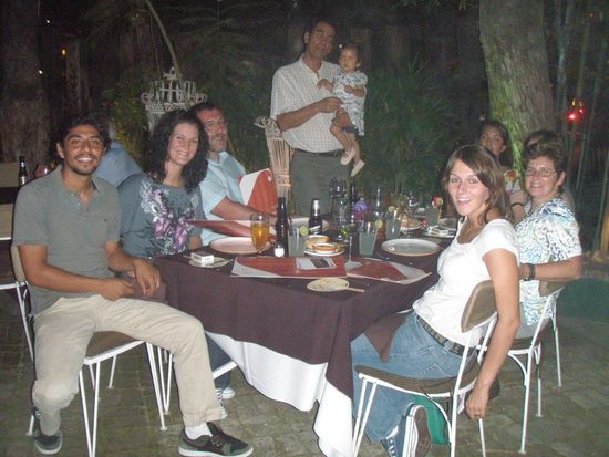 der erste Abend im Kreise der Familie - schön wars...