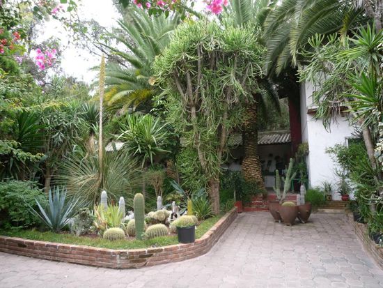 Eingang des botanischen Gartens