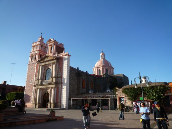 Der Dorfplatz von Tequisquiapan