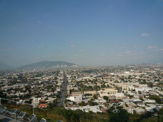traumhafte Sicht über Monterrey