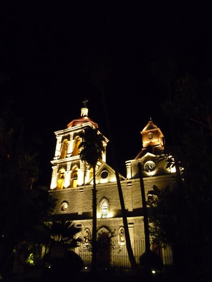 die Kirche von Cuatro Ciénegas