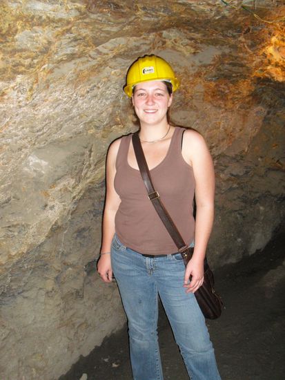 Minenarbeiter 24 meter unter der Erde