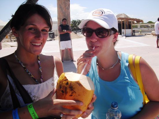 lecker, lecker, lecker... eine Kokosnuss