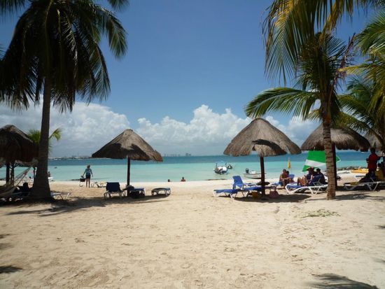 Der traumhaft schöne Strand...
