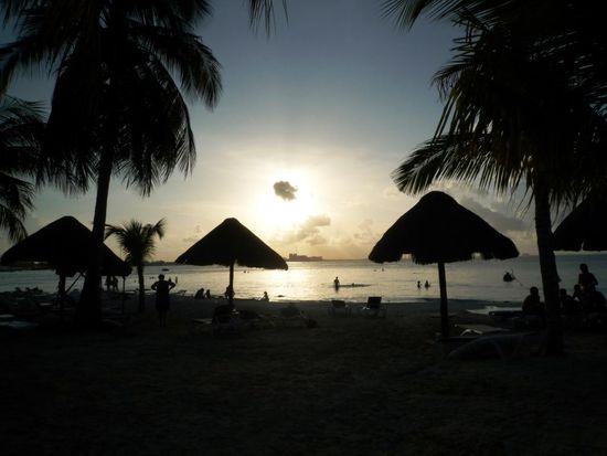 ein unbeschreiblich schöner Sonnenuntergang...