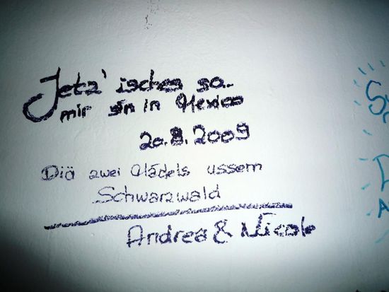 Wir verewigten uns...