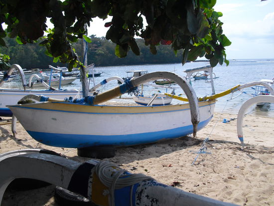 Ein Strand in Padang Bai
