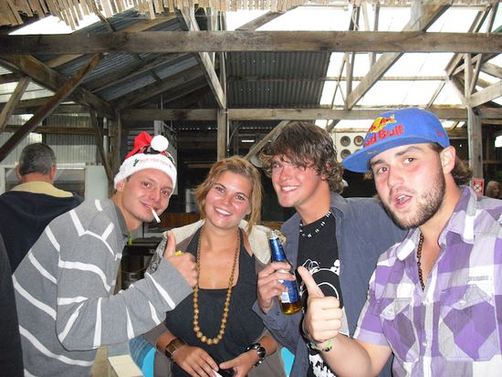 Auf dem Geburtstag von Sue