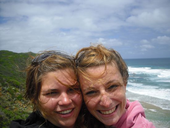 Caro und Constance an der Küste der Great Ocean Road