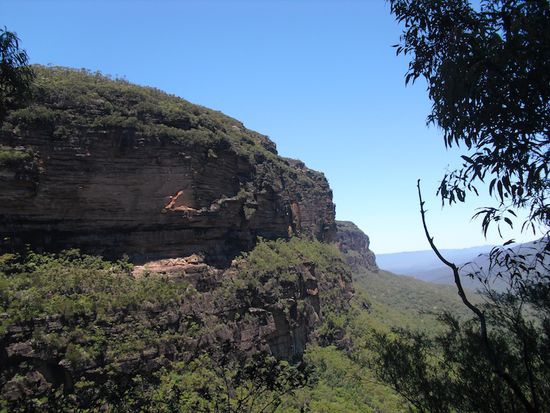 Einer der wunderschönen Aussichten auf den Blue Mountain National Park