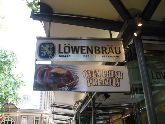 Der deutsche Biergarten in Sydney