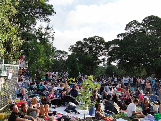 Im botanischen Garten an Silvester, man bemerke es war 2 Uhr nachmittags.