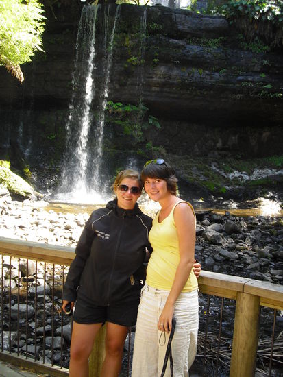 Vor dem bekannten Russel Falls