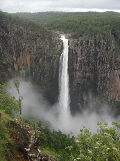 Der 268m hohe Wallamanfall