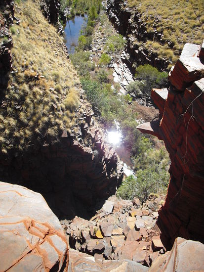 Eine der vielen Gorges (Schluchten) im Karijini National Park