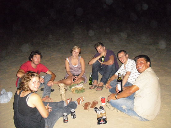 Chilliger Strandabend in Broome