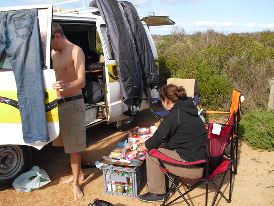 So sieht unser taegliches Fruehstueck aus 