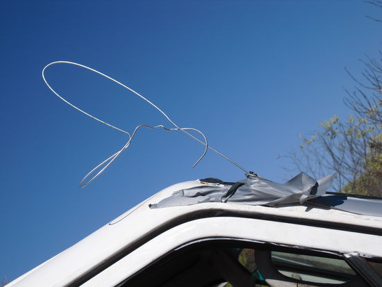 Unser neues Luxusgut am Auto - unsere Radioantenne 