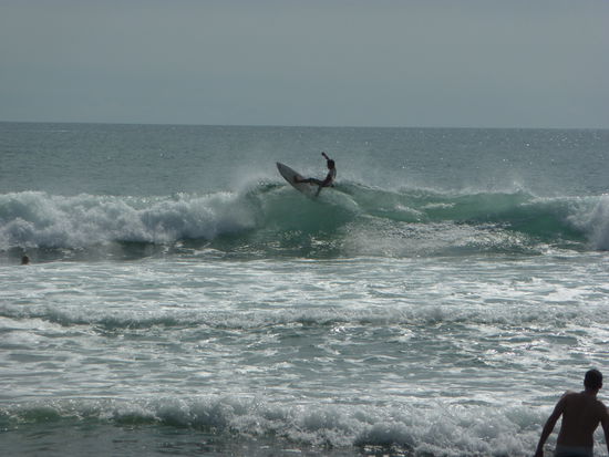 Na was sagt Ihr , und das nach 5 min........das ist der Strand Madeira, da wir hier an der Pazifik Seite Nicaracuas sind, ist dies ein kleines Surferparadies......cool oder 